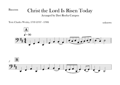 Christ the Lord is Rises today (arr. Davi Rocha Campos)