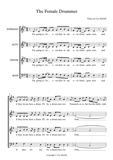The Female Drummer (arr. Cat McGill)