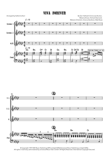 Viva Forever (arr. Katherine Burr)