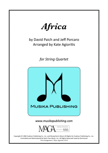 Africa (arr. Kate Agioritis)