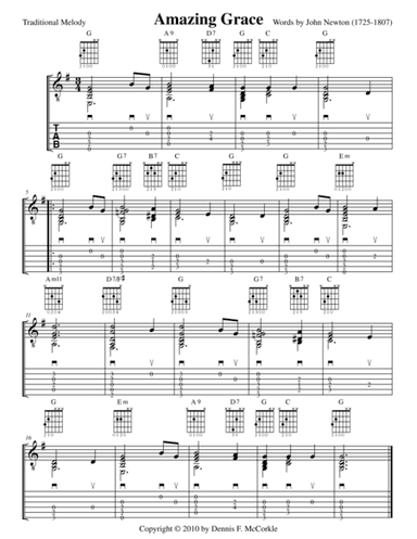 Amazing Grace (arr. McCorkle, Dennis F.)