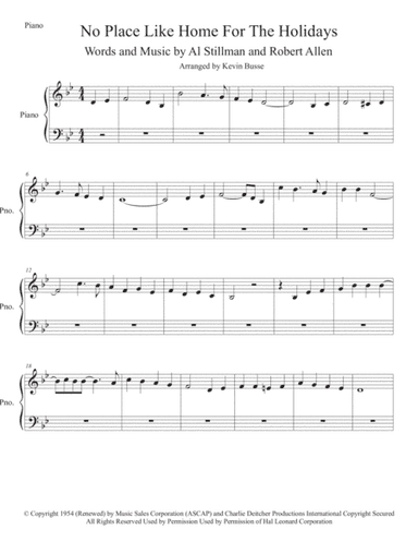 (There's No Place Like) Home For The Holidays (arr. Kevin Busse)