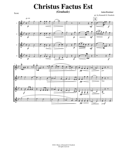 Christus Factus Est (arr. Kenneth D. Friedrich)