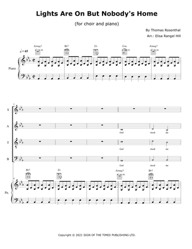 Lights Are On But Nobody's Home (arr. Elisa Rangel Hill)