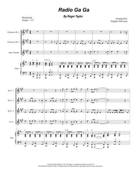 Radio Ga Ga (arr. Stephen DeCesare)