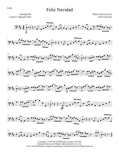 Feliz Navidad (arr. Laura C. Quijada Ortíz)