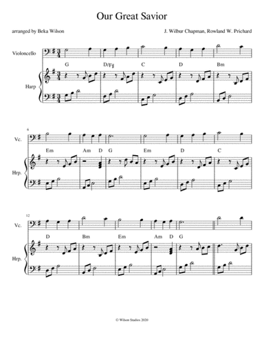 Our Great Savior (Jesus What a Friend For Sinners) (arr. Beka Wilson)