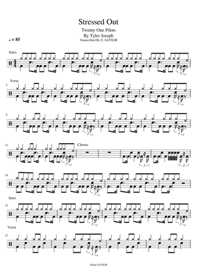 Stressed Out (arr. Erkan Sayilir)