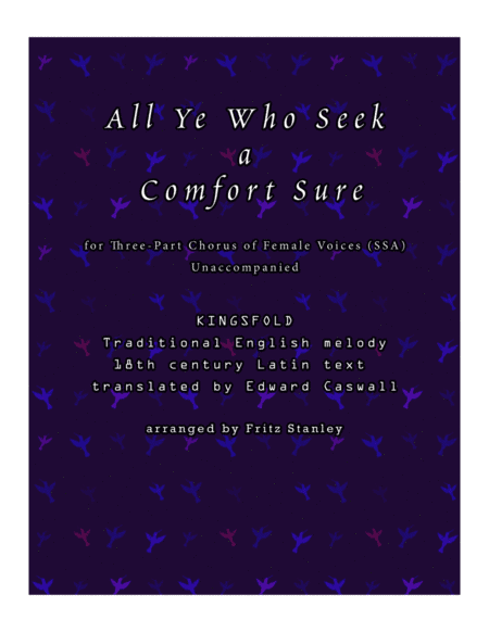 All Ye Who Seek a Comfort Sure - SSA A Cappella (arr. Fritz Stanley)