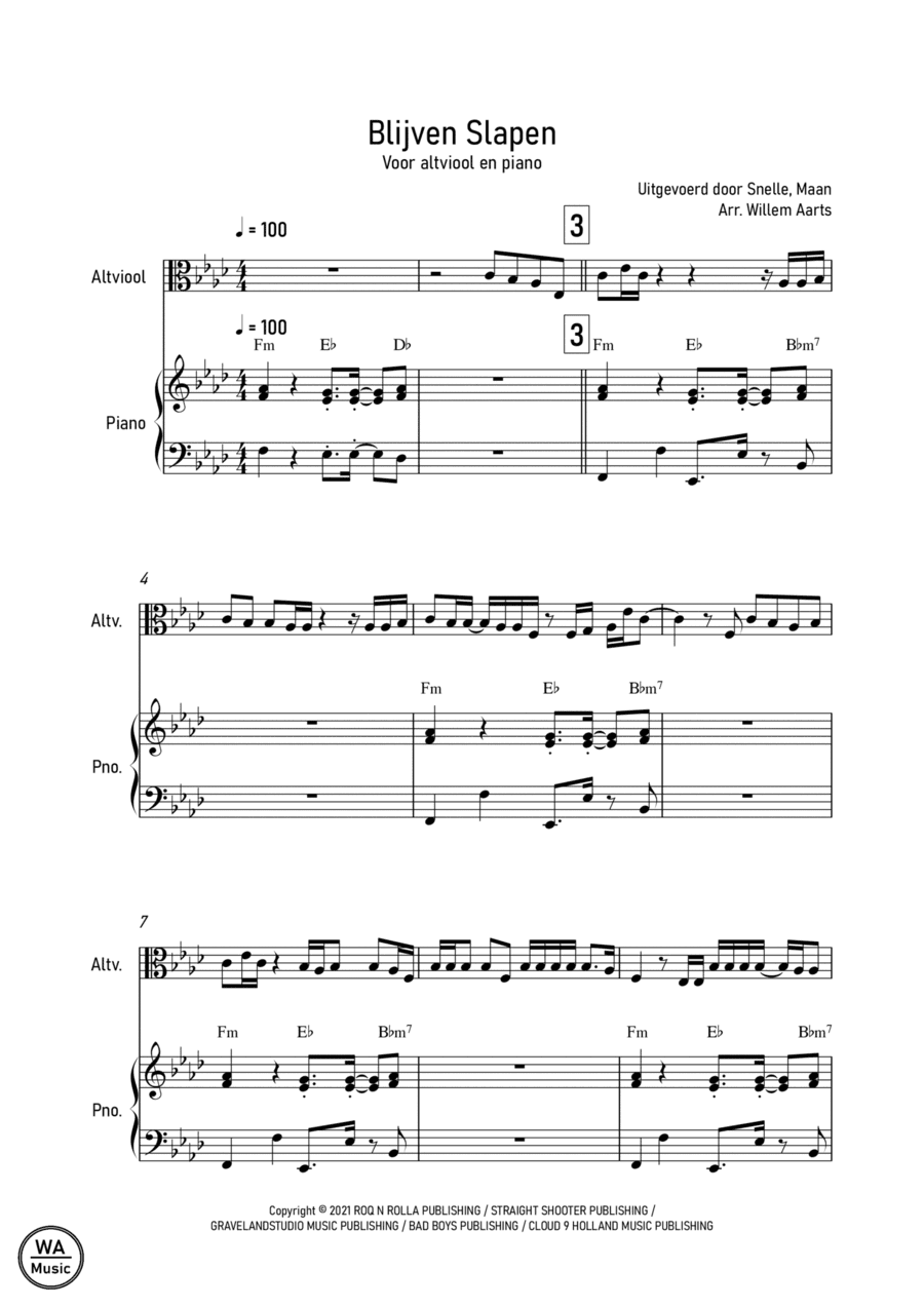Snelle Maan (arr. Willem Aarts)