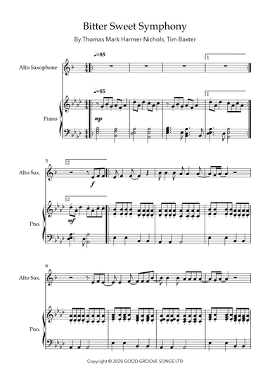 Bittersweet Symphony (arr. Matthew pyeon)