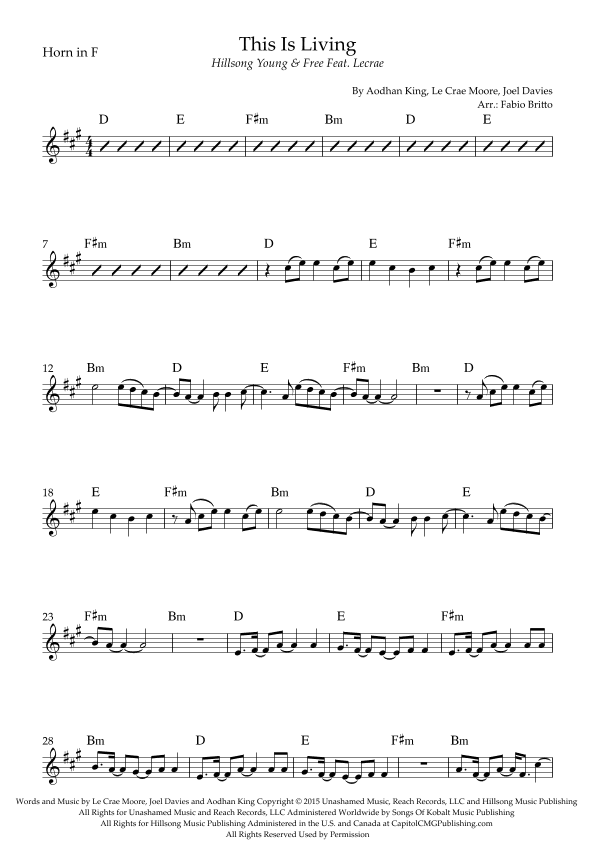 This Is Living (arr. Fabio Britto)