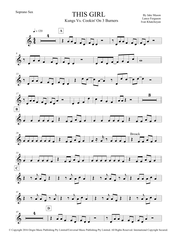 This Girl (arr. Leo Silva)