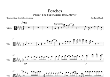 Peaches (arr. Sr. Guaima)