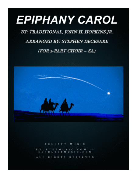 Epiphany Carol (for 2-part choir - (SA) (arr. Stephen DeCesare)