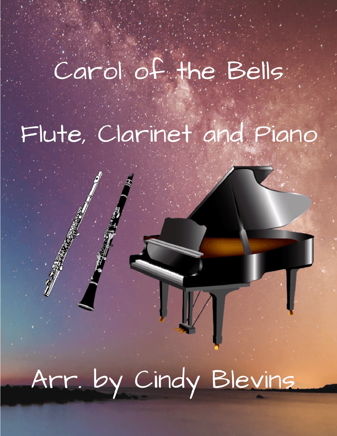 Carol of the Bells, for Piano, Flute and Clarinet (arr. Cindy Blevins)
