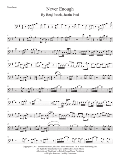 Never Enough (arr. Kevin Busse)