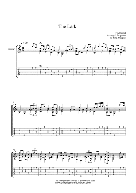 The Lark In The Clear Air (arr. John Murphy)