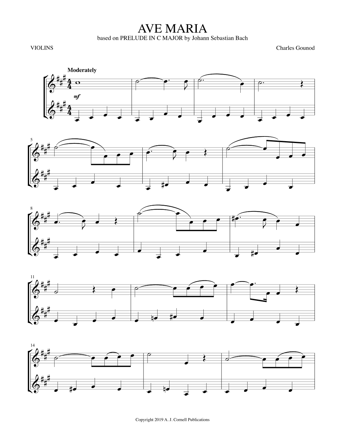 Ave Maria (arr. Mark Phillips)
