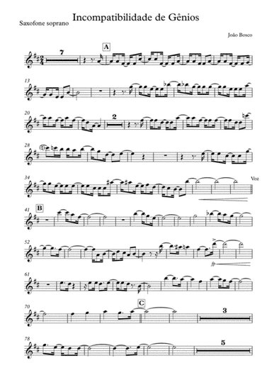 Incompatibilidade De Genios (arr. André Serrano)
