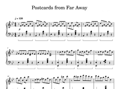Postcards From Far Away (arr. Coldplay)