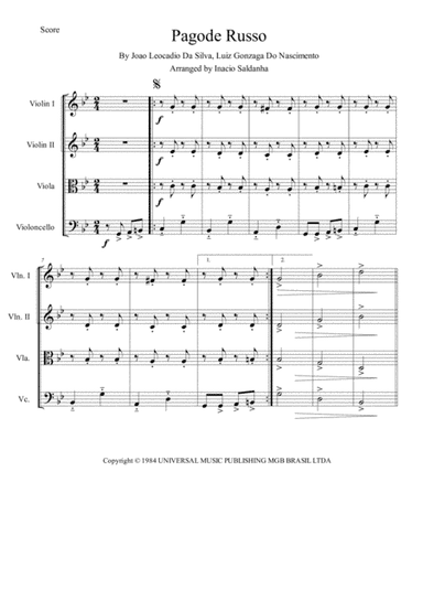 Pagode Russo (arr. Inacio Saldanha)