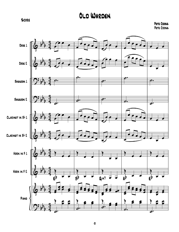 Old Warden - Score Only