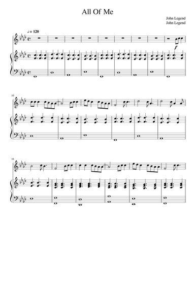 All Of Me (arr. John Legend)