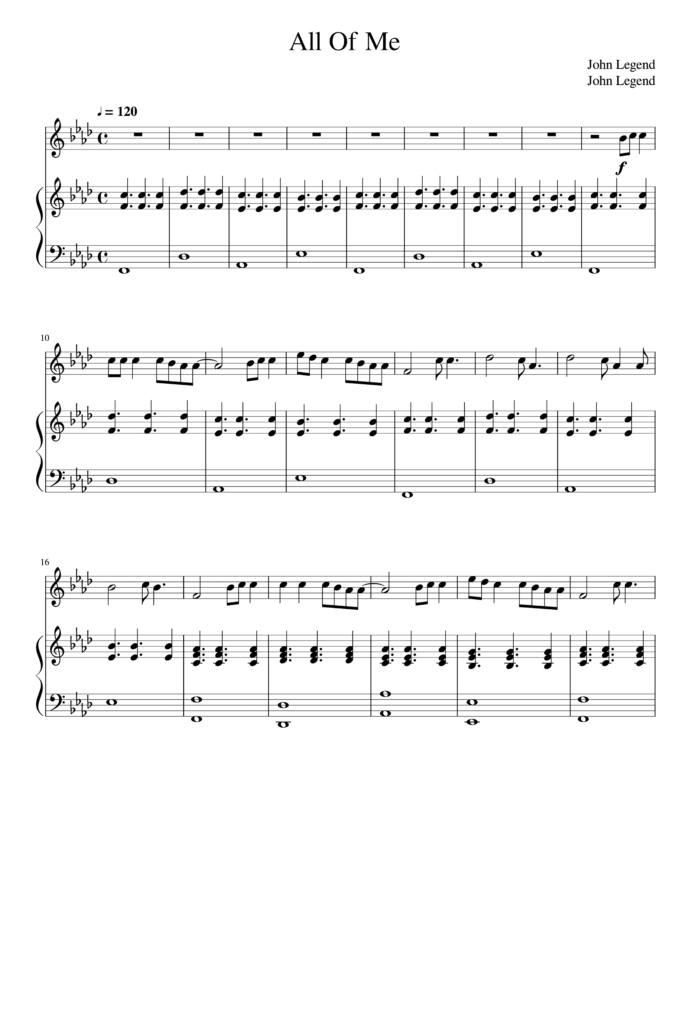 All Of Me (arr. John Legend)