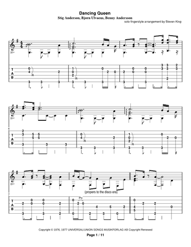 Dancing Queen (arr. Steven Michael King)