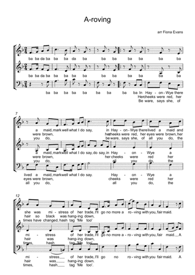 A-roving - folk song