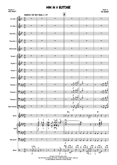 Man In A Suitcase (arr. Nigel Bennett)