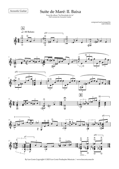Suite de Maré: II. Baixa
