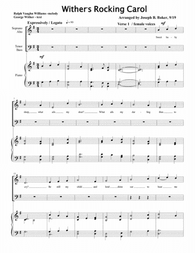 Wither's Rocking Carol (arr. Joseph B. Baker)