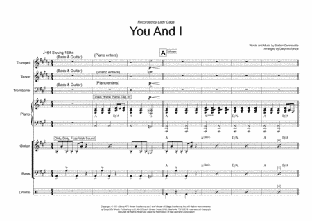 You And I (arr. Daryl McKenzie)
