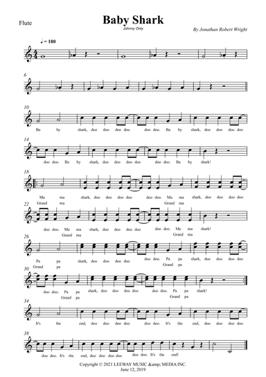 Baby Shark (arr. Wesley S. SIlva)