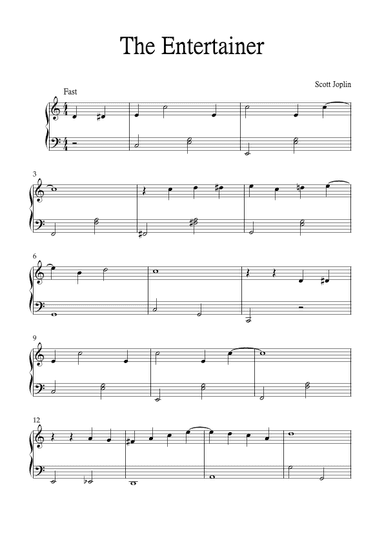 The Entertainer (arr. Jackson Spindler)