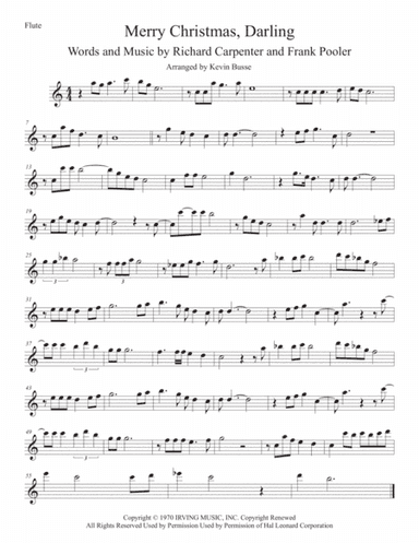 Merry Christmas, Darling (arr. Kevin Busse)