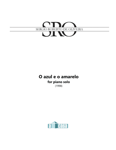 O azul e o amarelo