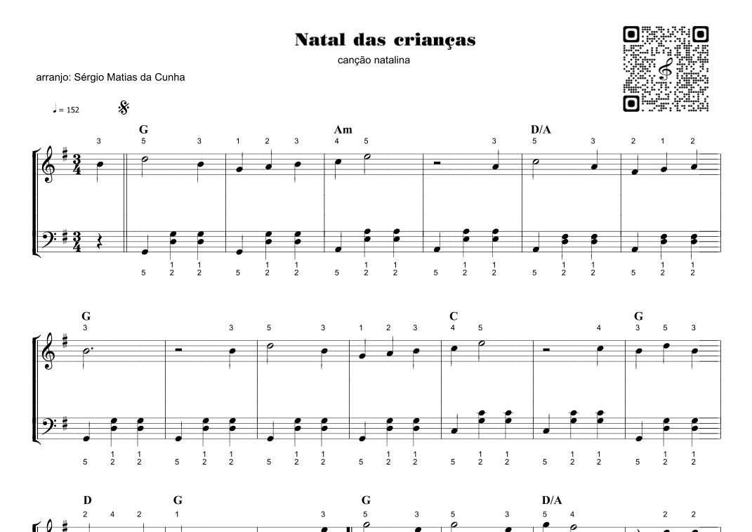 Natal da crianças (arr. Sérgio Matias da Cunha)