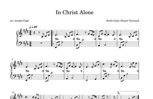 In Christ Alone (arr. Joseph Pugh)