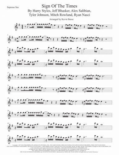 Sign Of The Times (arr. Kevin Busse)