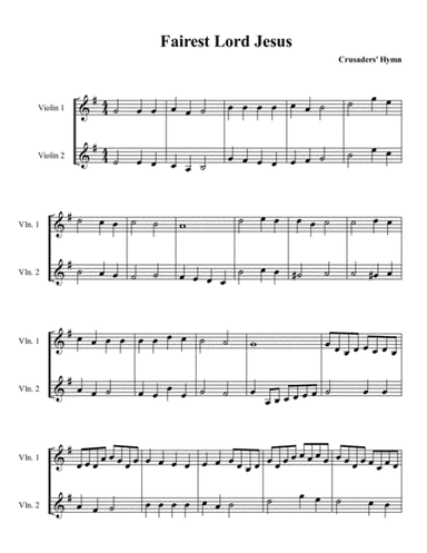 Fairest Lord Jesus (arr. Sandy McIntire)