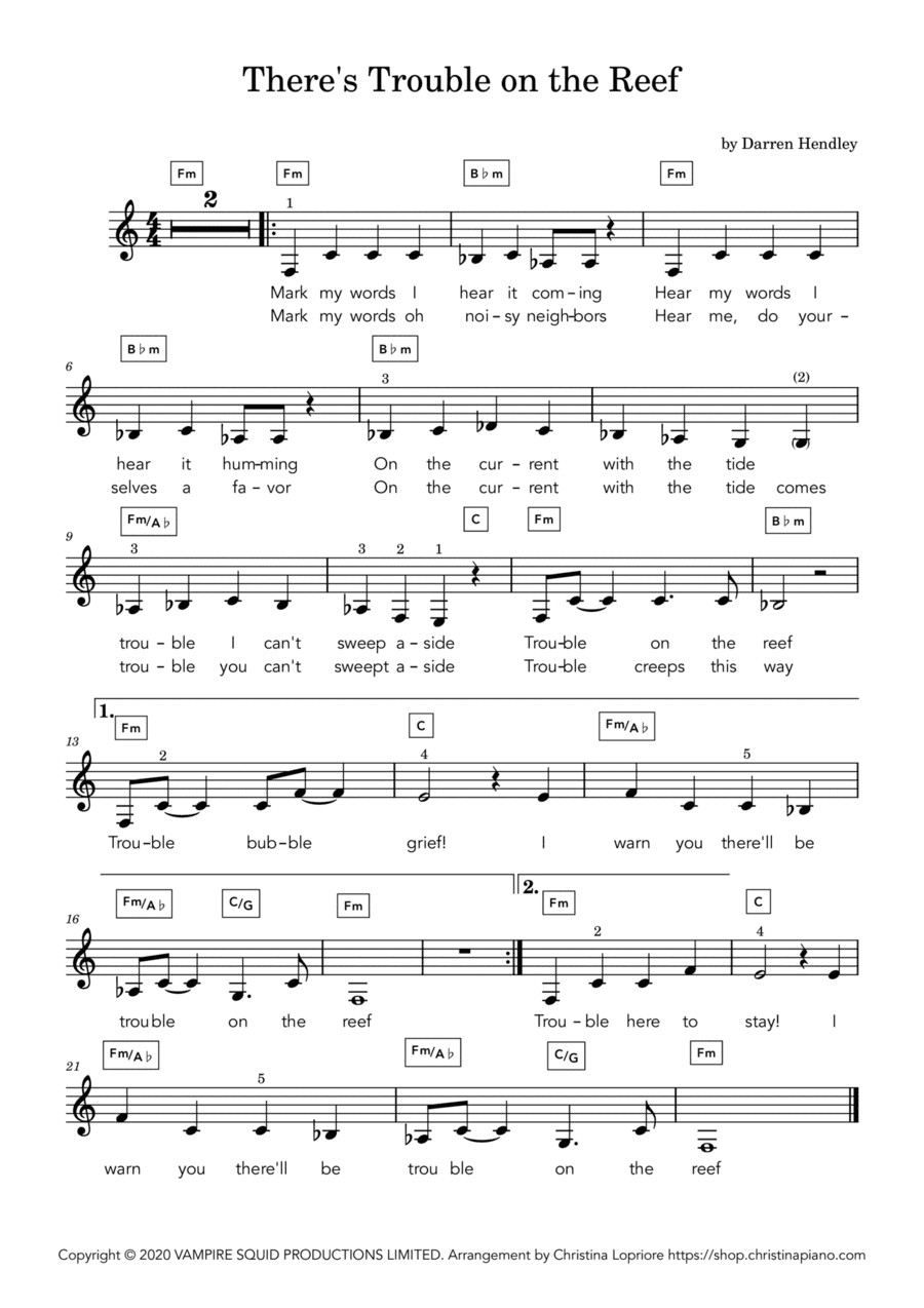Octonauts Main Title (arr. Christina Lopriore)