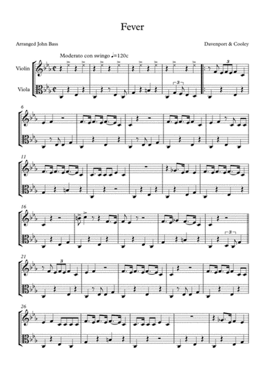 Fever (arr. John Bass - Music & Strings)