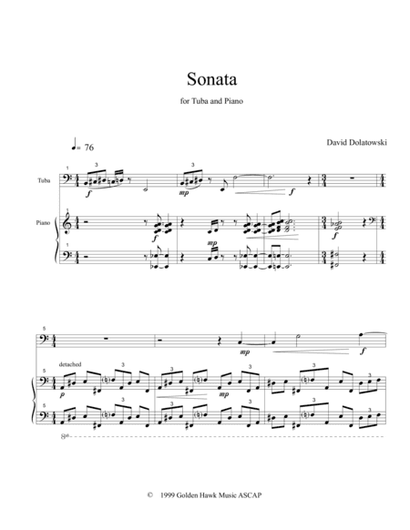 Sonata for Tuba and Piano