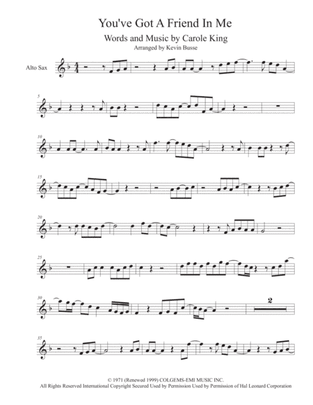 You've Got A Friend (arr. Kevin Busse)