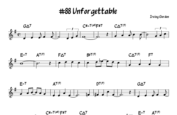 Unforgetable (arr. John Fries)
