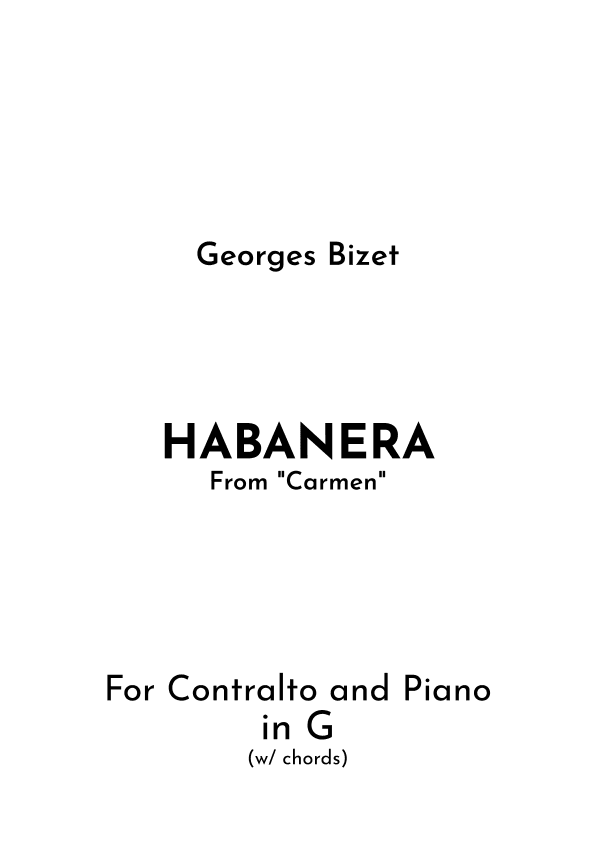 Habanera (arr. Jireh J.)