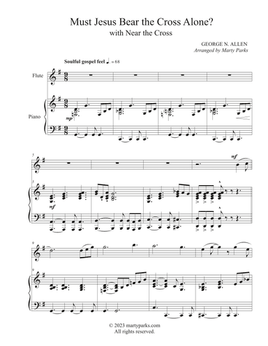 Must Jesus Bear the Cross Alone? (arr. Marty Parks)